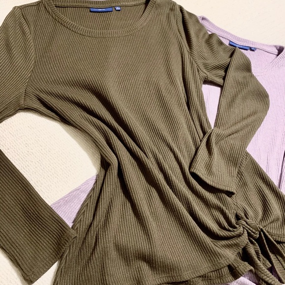 Soft side knot top - “Grape Leaf” - Picture 4 of 15